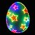 Ovo de Páscoa com Estrelas - Imagem 3