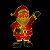 Papai Noel Acenando - Linha Dia e Noite Natal - Imagem 5