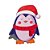 Pinguim Natalino - Linha Dia e Noite Natal - Imagem 1