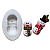 Molde Boneco de Neve P - Imagem 1