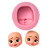 Molde de silicone cabeça doll p Aninha - Imagem 2