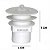 Valvula Tanque Plastica Grap Branca 1.1/4'' 1533 - Imagem 4