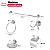 Kit Acessórios P/ Banheiro Aço Inox 5 Peças - Imagem 4