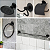 Kit Acessórios P/ Banheiro Aço Inox 5 Peças All Black Preto Fosco - Imagem 3