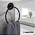 Kit Acessórios P/ Banheiro Aço Inox 5 Peças All Black Preto Fosco - Imagem 2