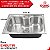Cuba Pia Cozinha Gourmet Com Acessórios Aço Inox 60x42cm - Imagem 2