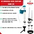 Kit Completo Mecanismo Universal Reparo Caixa Descarga Acoplada Acionamento Superior Banheiro - Imagem 2