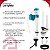 Kit Reparo Completo Mecanismo Universal Caixa Descarga Acoplada Acionamento Superior Banheiro - Imagem 3