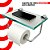 Kit Porta Shampoo Vidro + Papeleira Com Porta Celular Luxo Prateado - Imagem 4