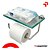 Kit Porta Shampoo Vidro + Papeleira Com Porta Celular Luxo Prateado - Imagem 5