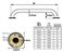 Barra Ou Alça De Apoio Em Alumínio 50 Cm Idosos Deficientes Prateado - Imagem 4