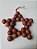 Estrela de Madeira marrom 16cm - Imagem 2