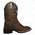 Bota Texana Crazy Horse Brown Sola Preta Bico Quadrado - Imagem 2