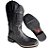 Bota Texana Feminina Fossil Preto Band Americana Sola Preta Bico Quadrado - Imagem 5