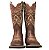 Bota Texana Feminina Fossil Mila Sola Preta Bico Quadrado - Imagem 4