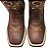 Bota Texana Feminina Fossil Mila Sola Preta Bico Quadrado - Imagem 3