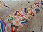 Fita de Cetim (38mm) Estampada Xadrez Festa Junina ### PONTA DE ESTOQUE ### - Imagem 1
