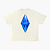 Camiseta SIMS Azul Agony Marfim/Off-White - Imagem 1