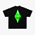Camiseta SIMS Verde Agony Preta - Imagem 1