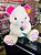 Urso Grande com Rosa - Imagem 1