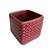 Mini Vaso QUADRADO MARSALA - Cerâmica 7x7x7cm - Imagem 1
