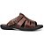 Chinelo Masculino de Couro Havana (10C0900LTHAV) - Imagem 1