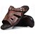 Chinelo Masculino de Couro Havana (10C0900LTHAV) - Imagem 4
