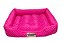 Cama Retangular para Cachorro ou Gato Luppet Luxo Rosa Bolinhas Tamanho:G (LP901 - Imagem 1