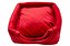 Cama Iglu e Toca Para Cachorro Luppet Vermelho Super Luxo - Imagem 2
