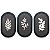 Trio de placas floral oval - Imagem 1