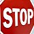 Placa decorativa stop - Imagem 3