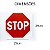 Placa decorativa stop - Imagem 5
