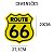 Placa decorativa rota 66 - Imagem 3