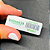1000 Plaquinhas Patrimoniais de Alumínio Personalizadas – 4,5x1,5 cm com Adesivo Dupla Face - Imagem 1
