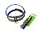 Conjunto Peitoral Nylon Super Glitter Com Guia Para Cachorro - Imagem 3