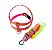 Conjunto Peitoral Nylon Super Glitter Com Guia Para Cachorro - Imagem 5