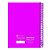 Caderno Universitário DAC Espiral Com Malote Zip Bubble Rosa - Imagem 2