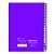 Caderno Universitário DAC Espiral Com Malote Zip Bubble Roxo - Imagem 2