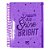 Caderno Universitário DAC Espiral Com Malote Zip Bubble Roxo - Imagem 1