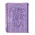Caderno Colegial DAC Breeze 10 Matérias Com Malote Zip Roxo - Imagem 1