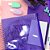 Caderno Colegial DAC Breeze 10 Matérias Com Malote Zip Roxo - Imagem 3