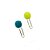 Clips Pom Pom Love Color 50mm - 2 Unds Molin - Imagem 3