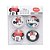 Imãs Disney Minnie Mouse 4 Unds Molin - Imagem 2