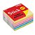 Bloco De Notas Adesivas Cubo Mixed Neo Cores 76x76mm C/ 400 Fls Molin - Imagem 1
