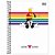Caderno Universitário Mickey Rainbow 1 Matéria C/80 Folhas Tilibra - Imagem 1