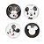 Imãs Disney Mickey Mouse 4 Unds Molin - Imagem 1