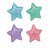 Imãs Love Estrela 4 Unds Molin - Imagem 1
