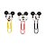 Clips 50mm Mickey Mouse Com 3 Unds Molin - Imagem 1