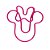 Clips Especial Face Rosa 30mm Minnie Mouse Caixa Com 12 Unds Molin - Imagem 1