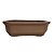 Vaso Cerâmico Para Bonsai Retangular Literato 18x12x5cm 64lr - Imagem 1